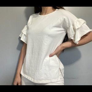 Women’s Blouse with Ruffled Sleeves